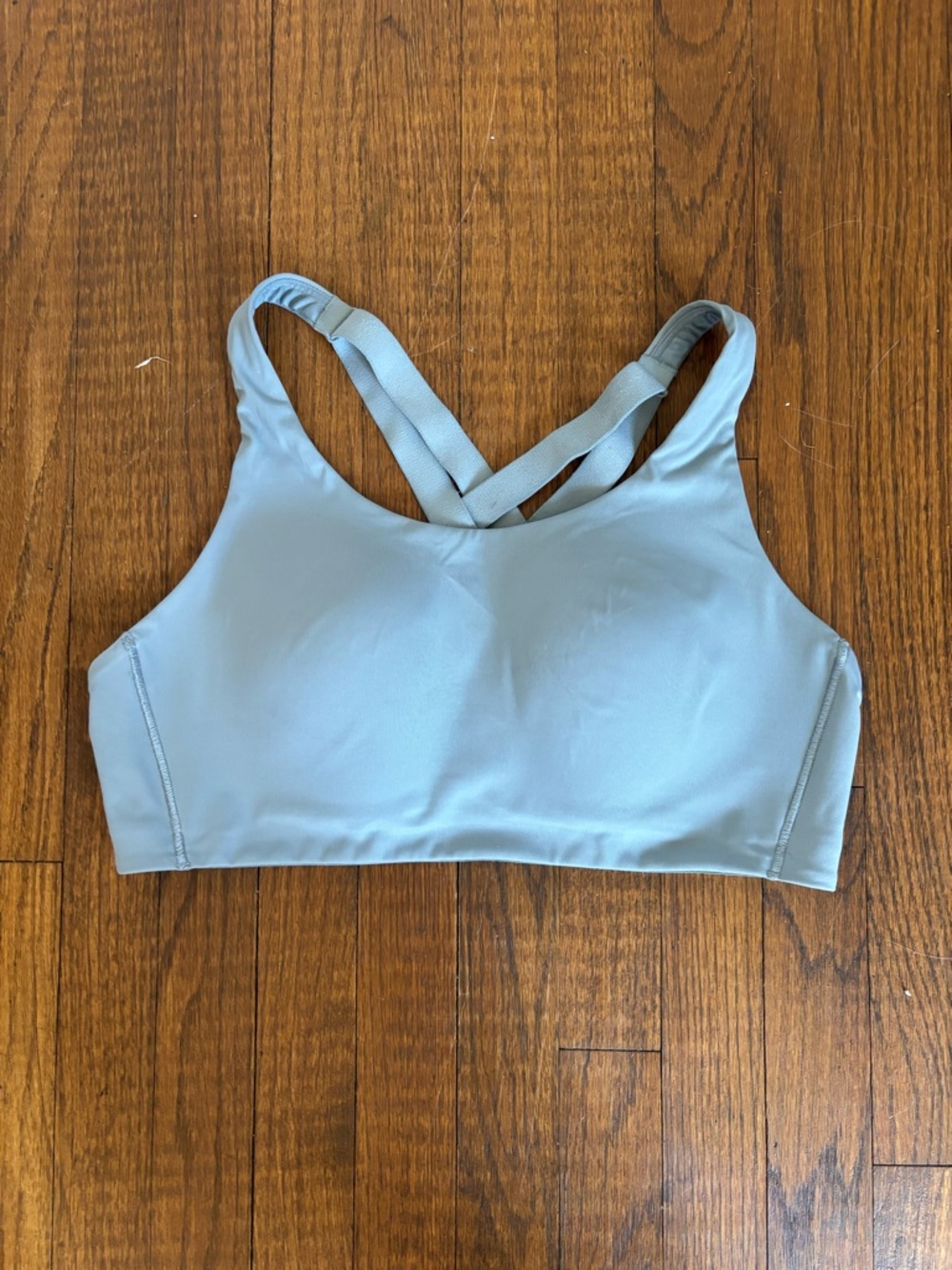 lululemon athletica Light Blue Crisscross Back Sports Bra